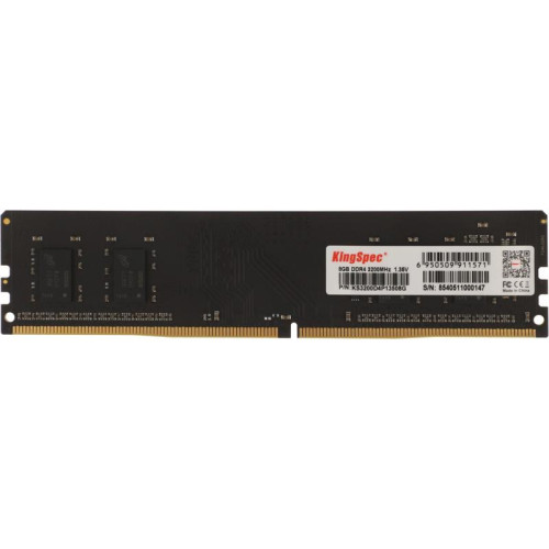Оперативная память DDR4 8GB 3200MHz Kingspec KS3200D4P13508G RTL PC4-25600 CL18 DIMM 288-pin 1.35В dual rank Ret [KS3200D4P13508G]