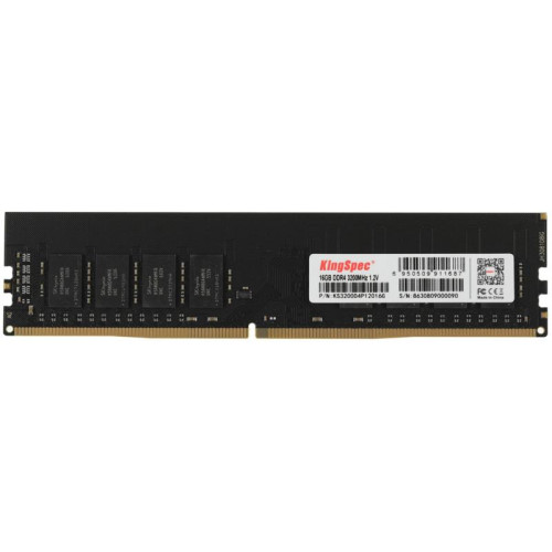 Память DDR4 16GB 3200MHz Kingspec KS3200D4P12016G RTL PC4-25600 CL18 DIMM 288-pin 1.2В single rank Ret