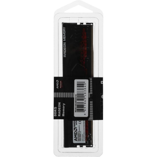 Оперативная память DDR5 16GB 4800MHz AMD R5S516G4800U1S Radeon R5 RTL PC4-38400 CL40 DIMM 288-pin 1.1В с радиатором Ret [R5S516G4800U1S]