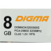 Оперативная память DDR4 8Gb 3200MHz Digma DGMAD43200008S RTL PC4-25600 CL22 DIMM 288-pin 1.2В single rank Ret [DGMAD43200008S]