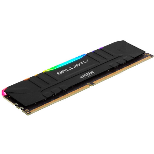 Память оперативная/ Crucial 8GB DDR4 3200MT/s CL16 Unbuffered DIMM 288pin Ballistix Black RGB Память оперативная/ Crucial 8GB DDR4 3200MT/s CL16 Unbuffered DIMM 288pin Ballistix Black RGB