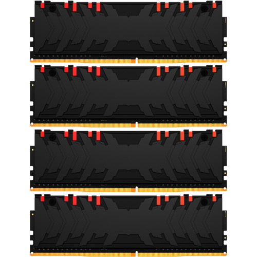 Память оперативная/ Kingston 64GB3200MHz DDR4 CL16DIMM (Kit of4)1Gx8 FURYRenegadeRGB