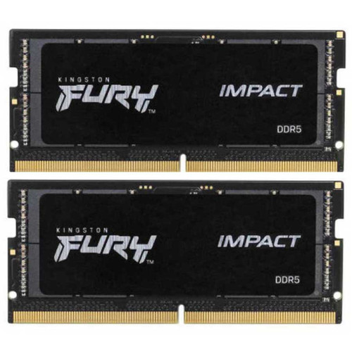 Память оперативная/ Kingston 64GB 4800MT/s DDR5 CL38 SODIMM (Kit of 2) FURY Impact PnP