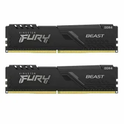 Память DDR4 2x8Gb 3200MHz Kingston KF432C16BBK2/16-SP Fury Beast Black RTL Gaming PC4-25600 CL16 DIMM 288-pin 1.35В kit dual rank с радиатором Ret