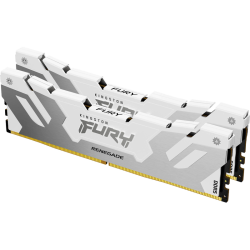 Память оперативная/ Kingston 32GB 7200MT/s DDR5 CL38 DIMM (Kit of 2) FURY Renegade White XMP