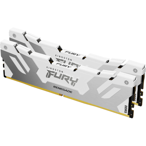 Память оперативная/ Kingston 32GB 7200MT/s DDR5 CL38 DIMM (Kit of 2) FURY Renegade White XMP