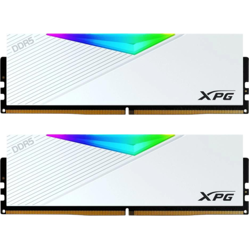 Память DDR5 2x32GB 6000MHz A-Data AX5U6000C3032G-DCLARWH XPG Lancer RGB RTL Gaming PC5-48000 CL30 DIMM 288-pin 1.35В kit dual rank с радиатором Ret