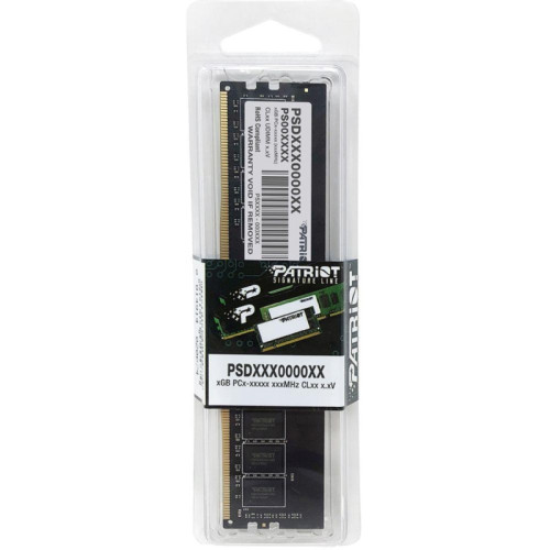 Память DDR4 16Gb 2666MHz Patriot PSD416G266681 Signature RTL PC4-21300 CL19 DIMM 288-pin 1.2В single rank Ret
