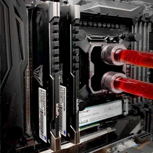 Память DDR4 2x16GB 3600MHz Patriot PVS432G360C8K Viper Steel RTL Gaming PC4-28800 CL18 DIMM 288-pin 1.35В single rank с радиатором Ret