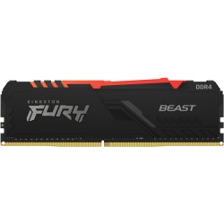 Память оперативная/ Kingston 32GB 3600MHz DDR4 CL18 DIMM FURY Beast RGB