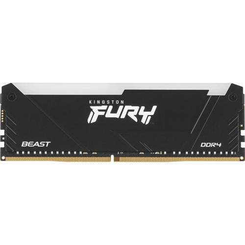 Память оперативная/ Kingston 16GB 3200MT/s DDR4 CL16 DIMM 1Gx8 FURY Beast RGB (Select Regions ONLY)