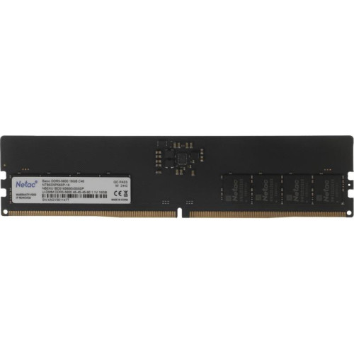 Модуль памяти Netac DIMM 16GB DDR5-5600 NTBSD5P56SP-16