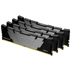Память оперативная Kingston 64GB 3600MT/s DDR4 CL16 DIMM (Kit of 4) 1Gx8 FURY Renegade Black