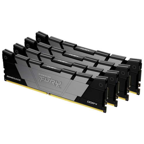 Память оперативная Kingston 64GB 3600MT/s DDR4 CL16 DIMM (Kit of 4) 1Gx8 FURY Renegade Black