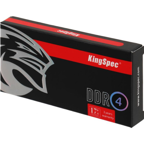 Память DDR4 32GB 2666MHz Kingspec KS2666D4N12032G RTL PC4-21300 SO-DIMM 260-pin 1.2В single rank Ret