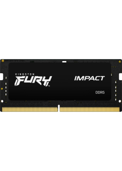 Память оперативная/ Kingston 16GB 6000MT/s DDR5 CL38 SODIMM FURY Impact XMP