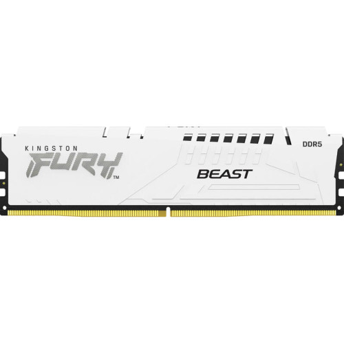 Память оперативная/ Kingston 16GB 5200MT/s DDR5 CL36 DIMM FURY Beast White EXPO
