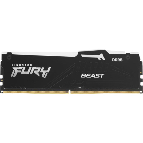 Оперативная память DDR5 2x16GB 6400MHz Kingston KF564C32BBEAK2-32 Fury Beast RGB RTL Gaming PC5-51200 CL32 DIMM 288-pin 1.4В kit single rank с радиатором Ret