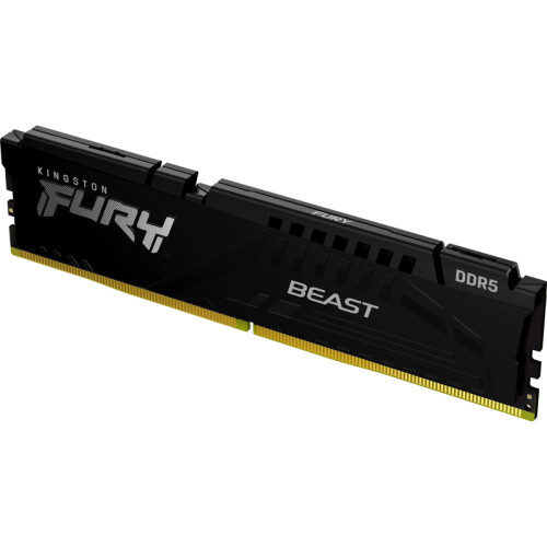 Память оперативная/ Kingston 16GB 6000MT/s DDR5 CL30 DIMM FURY Beast Black XMP