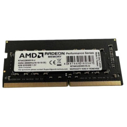 Оперативная память DDR4 4Gb 2666MHz AMD R744G2606S1S-U Radeon R7 Performance Series RTL PC4-21300 CL16 SO-DIMM 260-pin 1.2В Ret [R744G2606S1S-U]