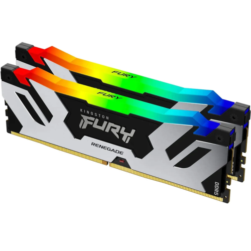 Память оперативная/ Kingston 96GB 6400MT/s DDR5 CL32 DIMM (Kit of 2) FURY Renegade RGB XMP