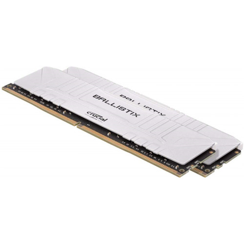 Память оперативная/ Crucial 16GB Kit (8GBx2) DDR4 2666MT/s CL16 Unbuffered DIMM 288 pin Ballistix White Память оперативная/ Crucial 16GB Kit (8GBx2) DDR4 2666MT/s CL16 Unbuffered DIMM 288 pin Ballistix White