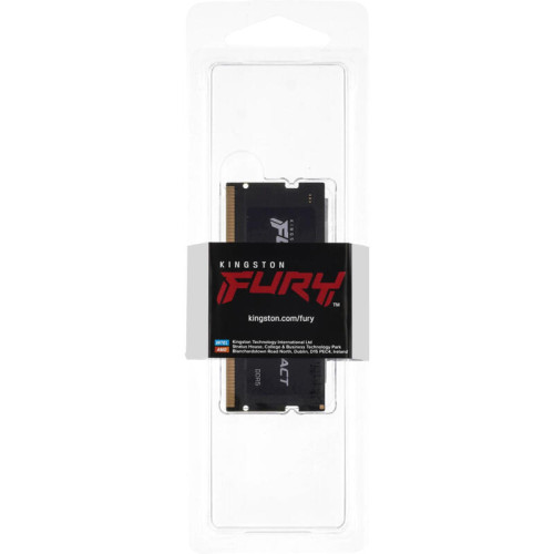 Память оперативная Kingston 16GB 6400MT/s DDR5 CL38 SODIMM FURY Impact XMP
