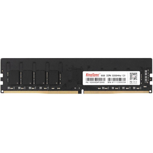 Оперативная память DDR4 8GB 3200MHz Kingspec KS3200D4P12008G RTL PC4-25600 CL18 DIMM 288-pin 1.2В single rank Ret [KS3200D4P12008G]