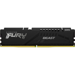 Память оперативная/ Kingston 8GB 4800MT/s DDR5 CL38 DIMM FURY Beast Black