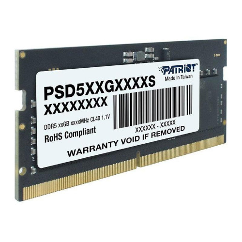 Оперативная память DDR5 32GB 4800MHz Patriot PSD532G48002S RTL PC5-38400 CL40 SO-DIMM 262-pin 1.1В dual rank Ret [PSD532G48002S]
