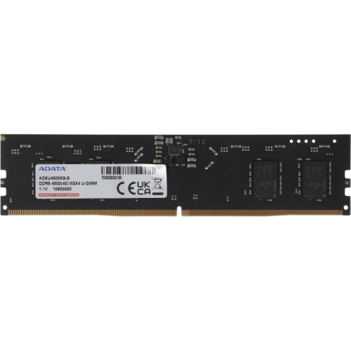 Оперативная память DDR5 8GB 4800MHz A-Data AD5U48008G-S RTL PC5-38400 CL40 DIMM 288-pin 1.1В single rank Ret [AD5U48008G-S]