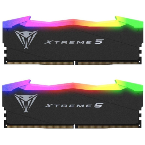 Оперативная память DDR5 2x16Gb 8000MHz Patriot PVXR532G80C38K Viper Xtreme 5 RGB RTL Gaming PC5-64000 CL38 DIMM 288-pin 1.45В с радиатором Ret [PVXR532G80C38K]