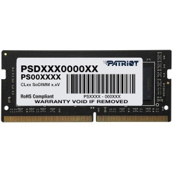 Оперативная память DDR4 32GB 3200MHz Patriot PSD432G32002S Signature RTL PC4-25600 CL22 SO-DIMM 260-pin 1.2В dual rank Ret [PSD432G32002S]
