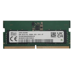 Память оперативная/ SK Hynix 8Gb 5600MT/s DDR5 SODIMM 1Rx16 PC5-5600B-SCO-1010-XT