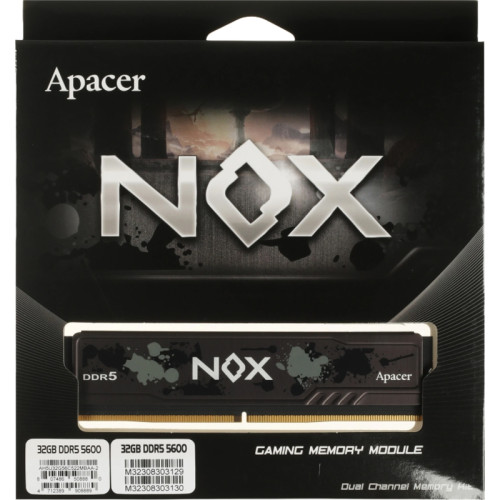 Модуль памяти APACER DIMM DDR5-5600 32GB (16GBx2) AH5U32G56C522MBAA-2