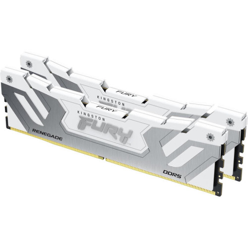 Память оперативная/ Kingston 48GB 8400MT/s DDR5 CL40 CUDIMM (Kit of 2) FURY Renegade White XMP