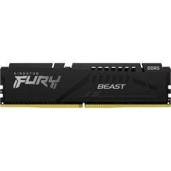 Память оперативная/ Kingston 32GB 4800MT/s DDR5 CL38 DIMM FURY Beast Black PnP