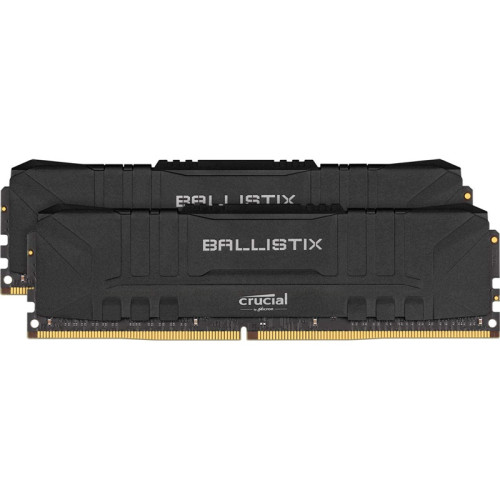 Память оперативная/ Crucial 16GB Kit (8GBx2) DDR4 4000MT/s CL18 Unbuffered DIMM 288 pin Ballistix MAX Black