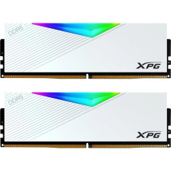 Память DDR5 2x16GB 6000MHz A-Data AX5U6000C3016G-DCLARWH XPG Lancer RGB RTL PC5-48000 CL30 DIMM 288-pin 1.35В kit single rank с радиатором Ret