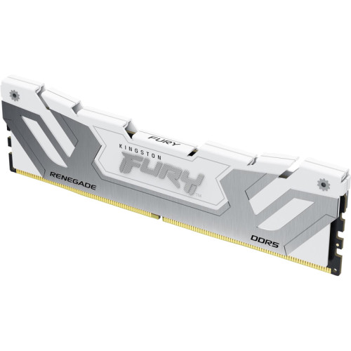 Память оперативная/ Kingston 24GB 8400MT/s DDR5 CL40 CUDIMM FURY Renegade White XMP