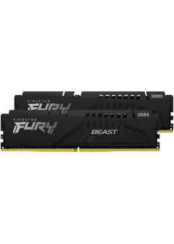 Память оперативная/ Kingston 16GB 6000MT/s DDR5 CL30 DIMM (Kit of 2) FURY Beast Black EXPO