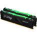 Память оперативная/ Kingston 16GB 2666MHz DDR4 CL16 DIMM (Kit of 2) FURY Beast RGB