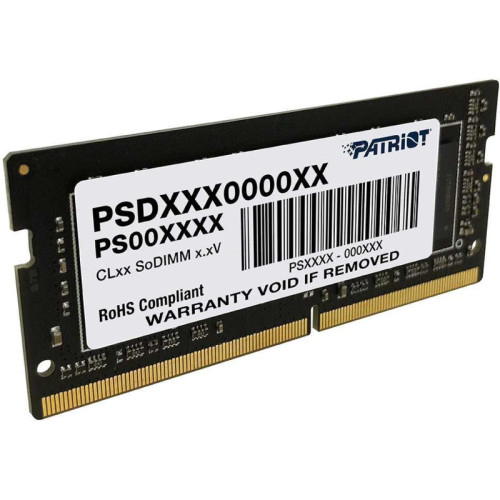 Оперативная память DDR4 16Gb 2666MHz Patriot PSD416G266681S Signature RTL PC4-21300 CL19 SO-DIMM 260-pin 1.2В single rank Ret [PSD416G266681S]
