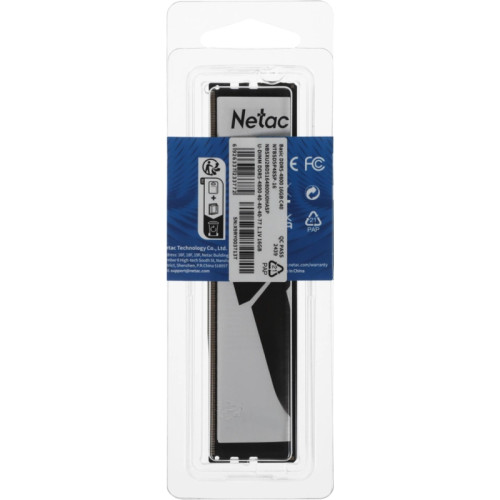 Оперативная память DDR5 16GB 4800MHz Netac NTBSD5P48SP-16 Basic RTL Gaming PC5-38400 CL40 DIMM ECC 288-pin 1.1В original Intel Ret [NTBSD5P48SP-16]