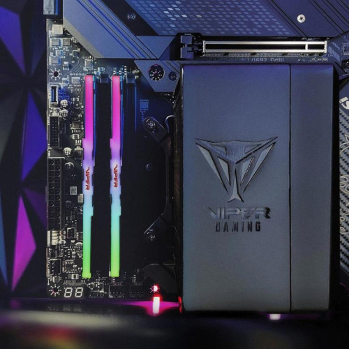 Оперативная память DDR5 2x16GB 6000MHz Patriot PVVR532G600C30K Viper Venom RGB RTL Gaming PC5-38400 CL30 DIMM 288-pin 1.35В kit с радиатором Ret [PVVR532G600C30K]