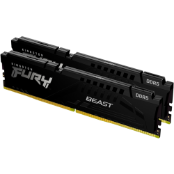 Память оперативная/ Kingston 32GB 4800MHz DDR5 CL38 DIMM (Kit of 2) FURY Beast Black