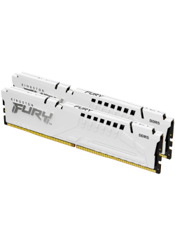 Память оперативная/ Kingston 32GB 5600MT/s DDR5 CL40 DIMM (Kit of 2) FURY Beast White XMP