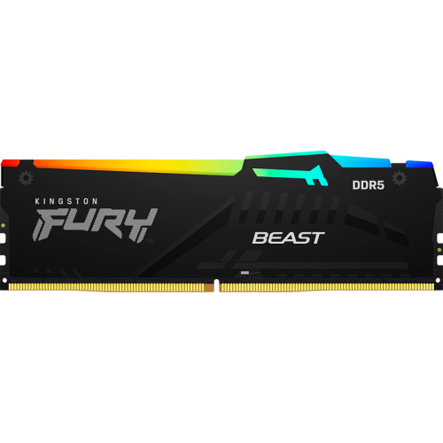 Память оперативная/ Kingston 32GB 5600MT/s DDR5 CL40 DIMM FURY Beast RGB