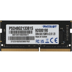 Оперативная память DDR4 8Gb 2133MHz Patriot PSD48G213381S Signature RTL PC4-17000 CL15 SO-DIMM 260-pin 1.2В single rank Ret [PSD48G213381S]
