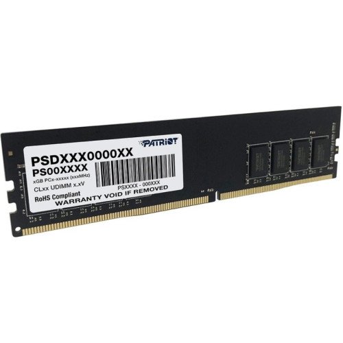 Память DDR4 8GB 2666MHz Patriot PSD48G26662 Signature RTL PC4-21300 CL19 DIMM 288-pin 1.2В single rank Ret